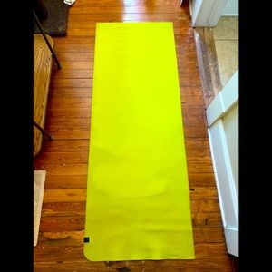 Chartreuse Lululemon Yoga Mat
